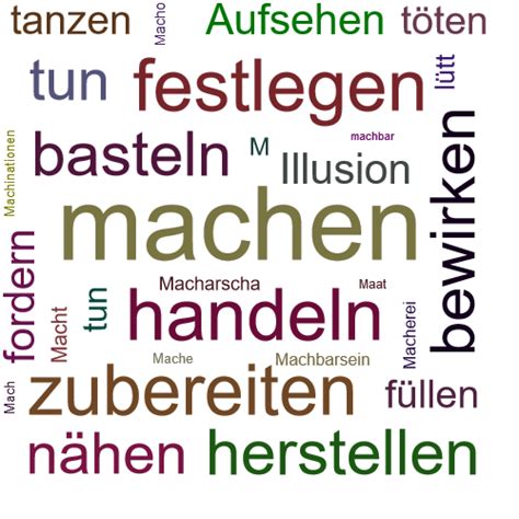 machen synonym|deutsche synonym für machen.